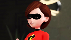 4K Helen Parr Does a Bad Job with Her Stripping Tongue until He Cums (3D), 60FPS
