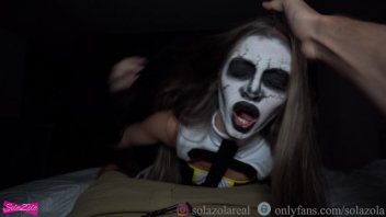 XxxHalloween Sucker SolaZola Demon Girl Seduction Watch The Guy Masturbate In The Bedroom. Pathetic. The Significant Other Sucked Penis And Invited Each Other To Come Have Sex
